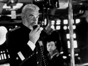 The captain calmly navigates uncertain terrain