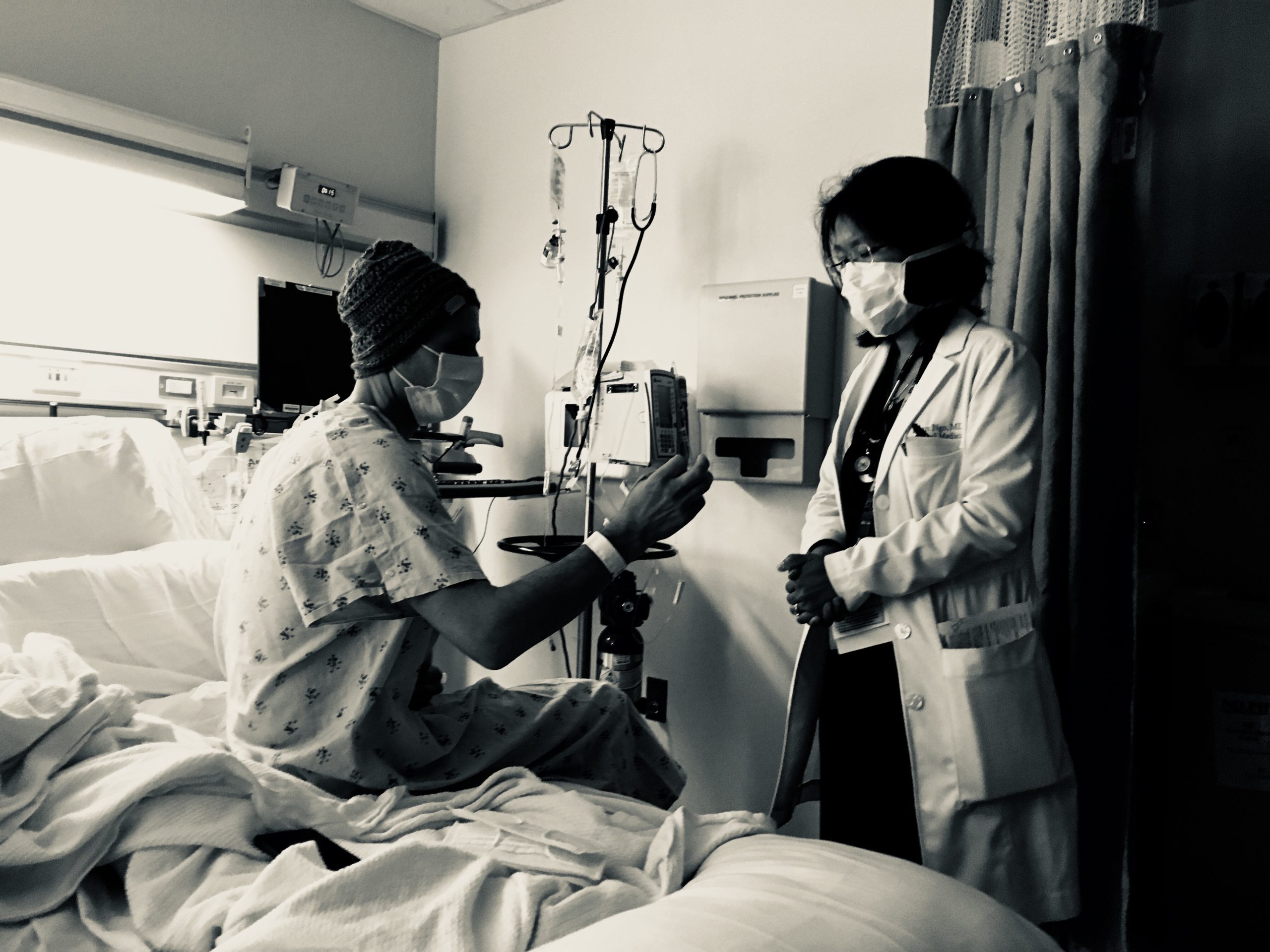 01:00 – checked into the hospital inpatient room for the next few days. Way better than the ER.